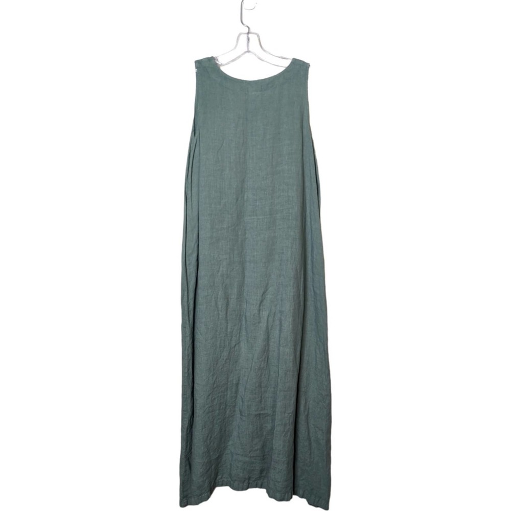 CP Shades Olive Green Linen Maxi Dress - Picture 10 of 10